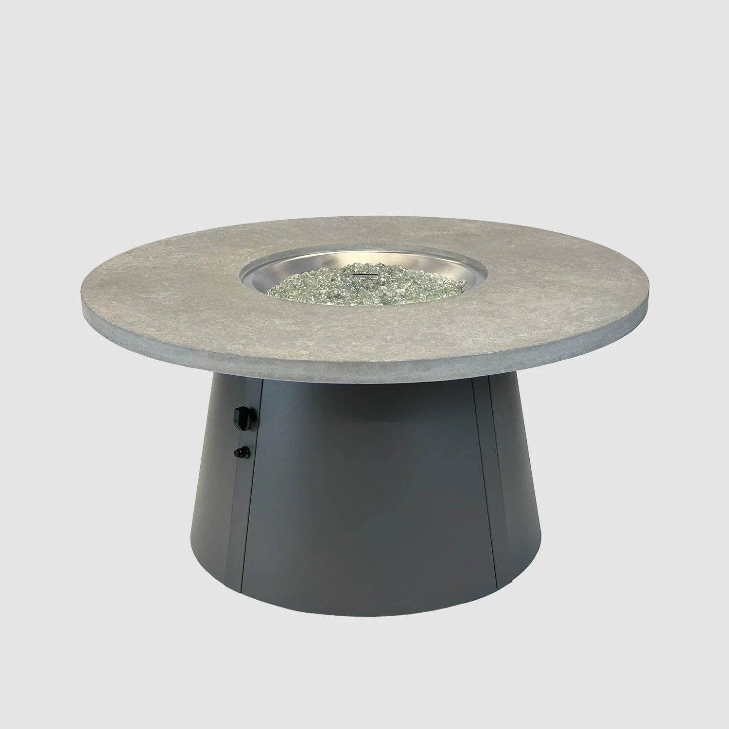 The Outdoor Greatroom Cirvalo 42" Round Gas Fire Pit Table - CIR-42-FSBR-K - Image 23