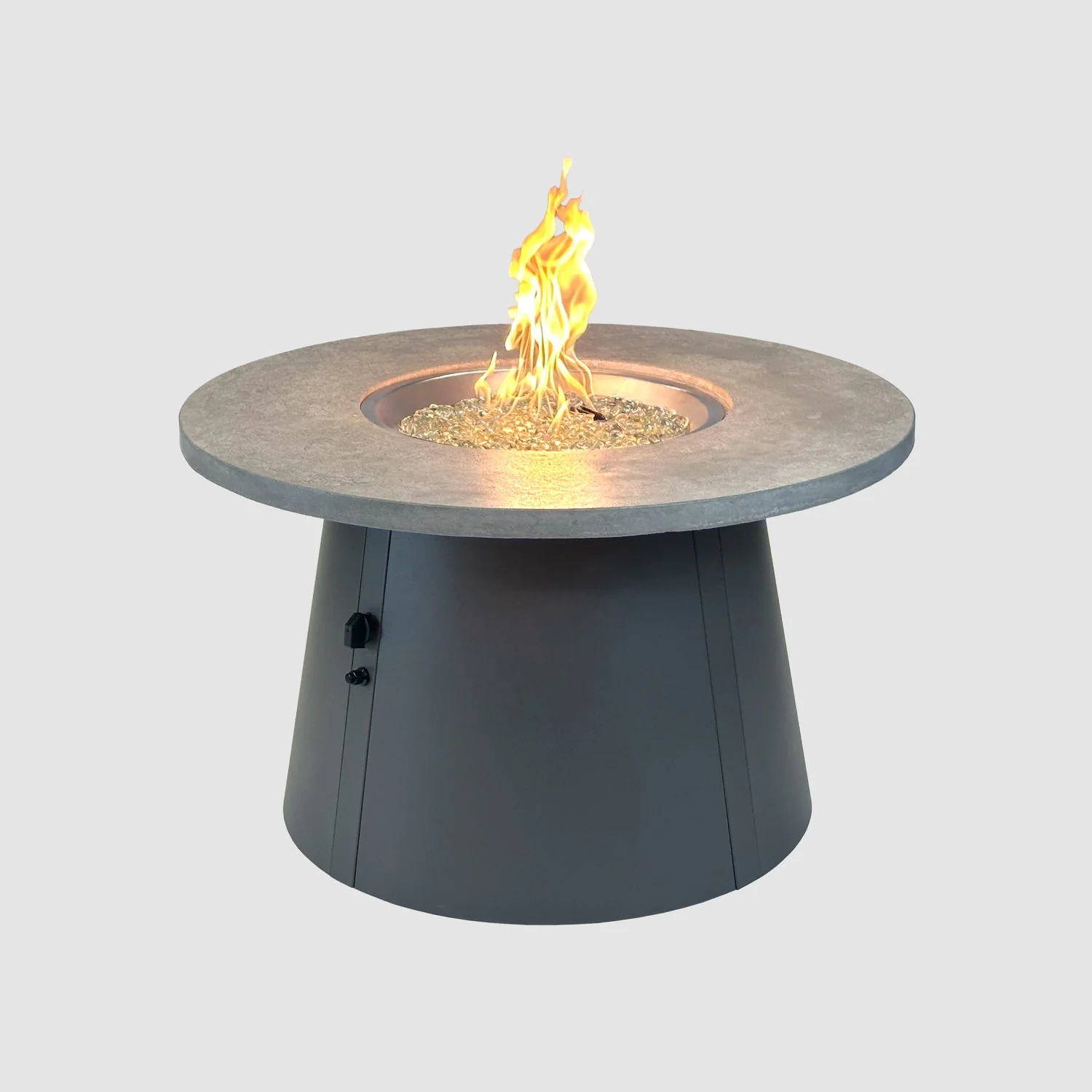 The Outdoor Greatroom Cirvalo 42" Round Gas Fire Pit Table - CIR-42-FSBR-K - Image 6