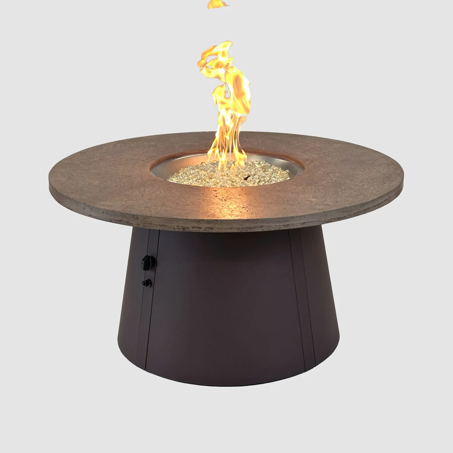 The Outdoor Greatroom Cirvalo 42" Round Gas Fire Pit Table - CIR-42-FSBR-K - Image 8