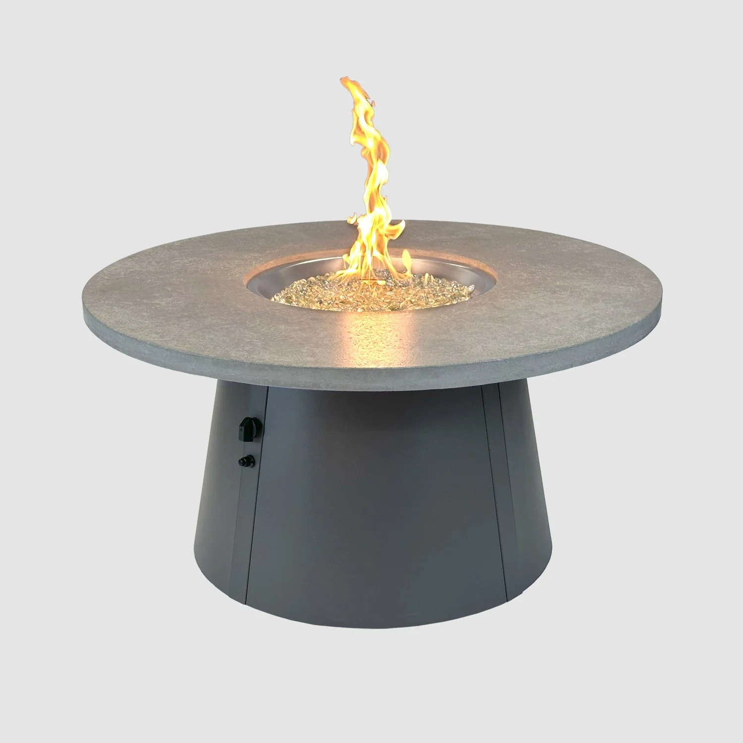 The Outdoor Greatroom Cirvalo 42" Round Gas Fire Pit Table - CIR-42-FSBR-K - Image 9