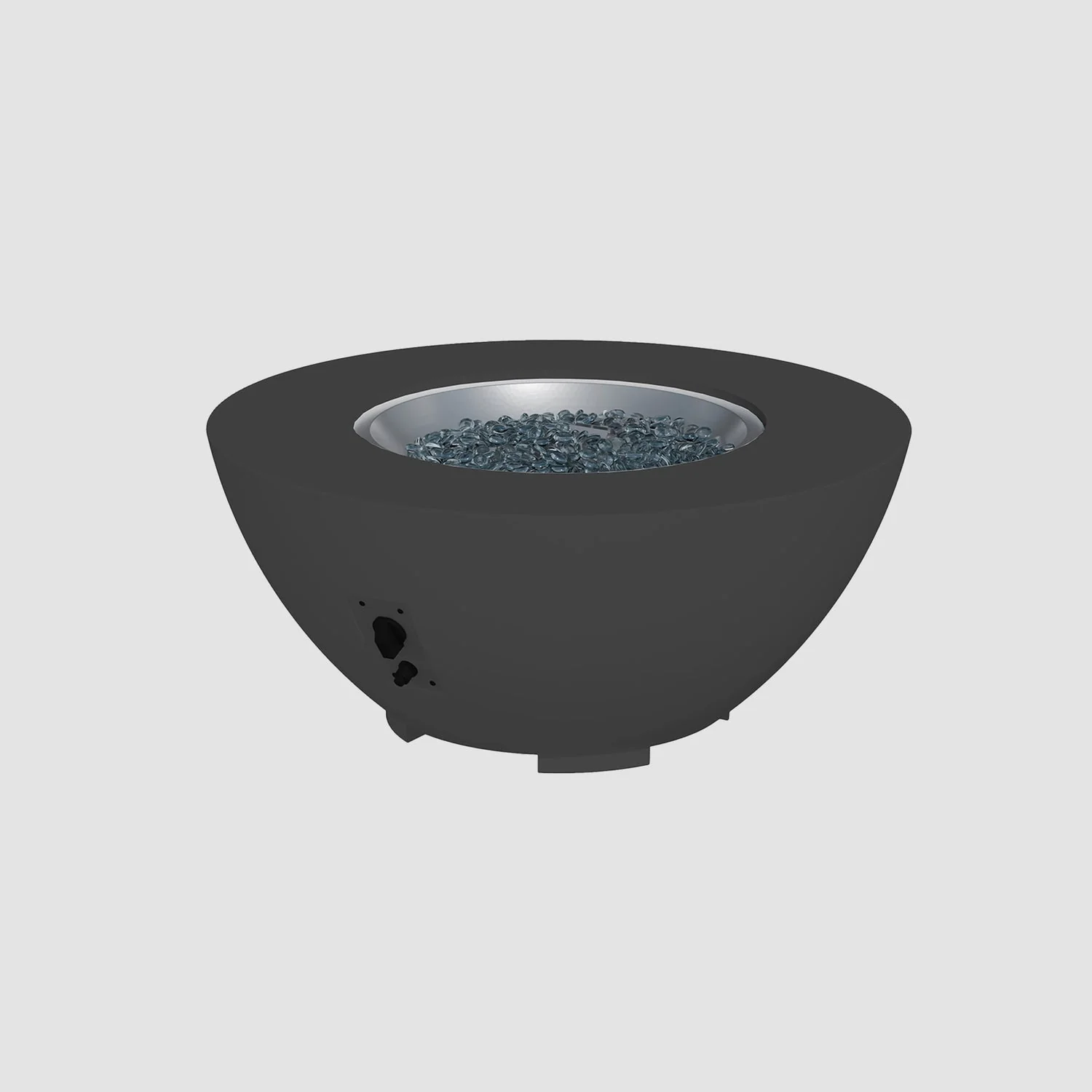 The Outdoor Greatroom Cove 29" Concrete Bowl Gas Fire Pit - CV-20 - Image 24
