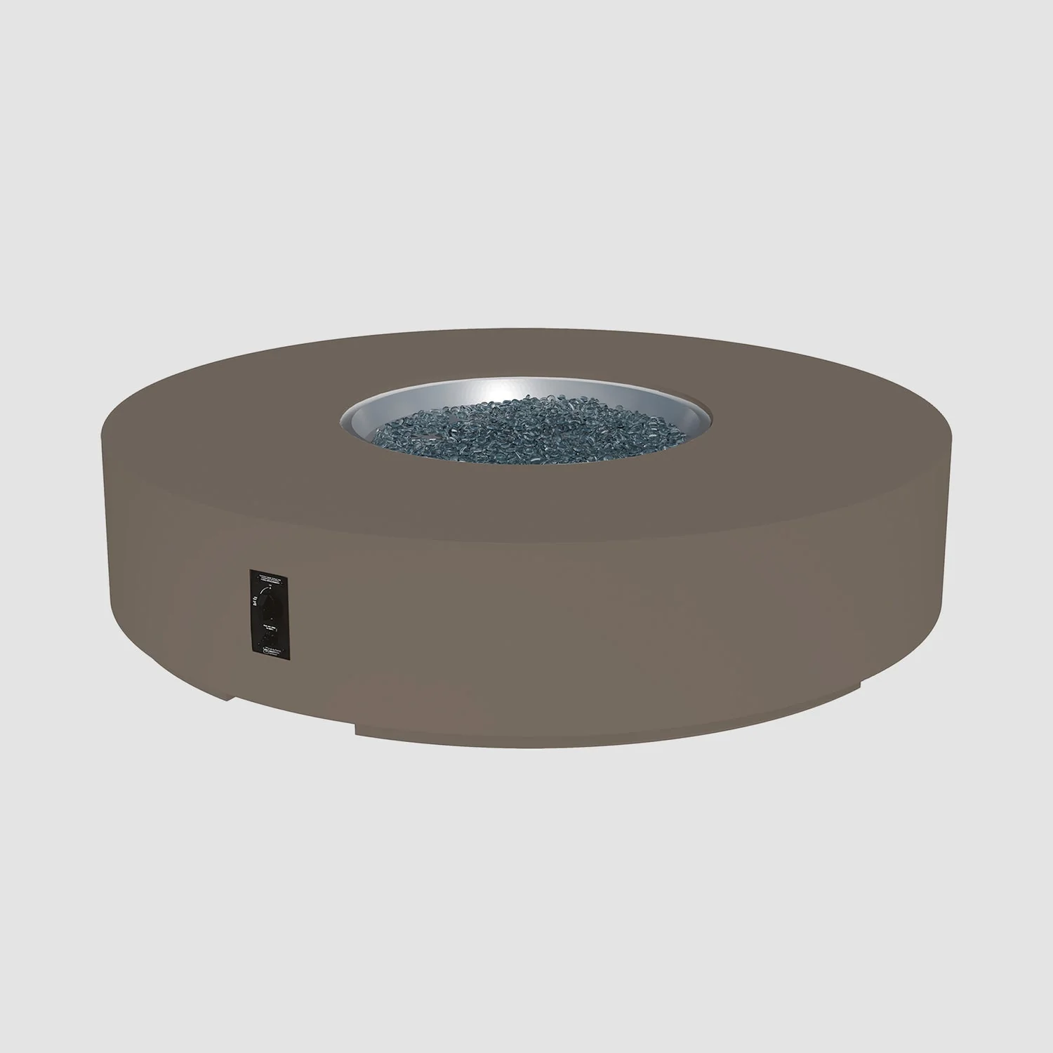 The Outdoor Greatroom Cove 36" Concrete Round Gas Fire Pit Table - CVC-36NG - Image 30