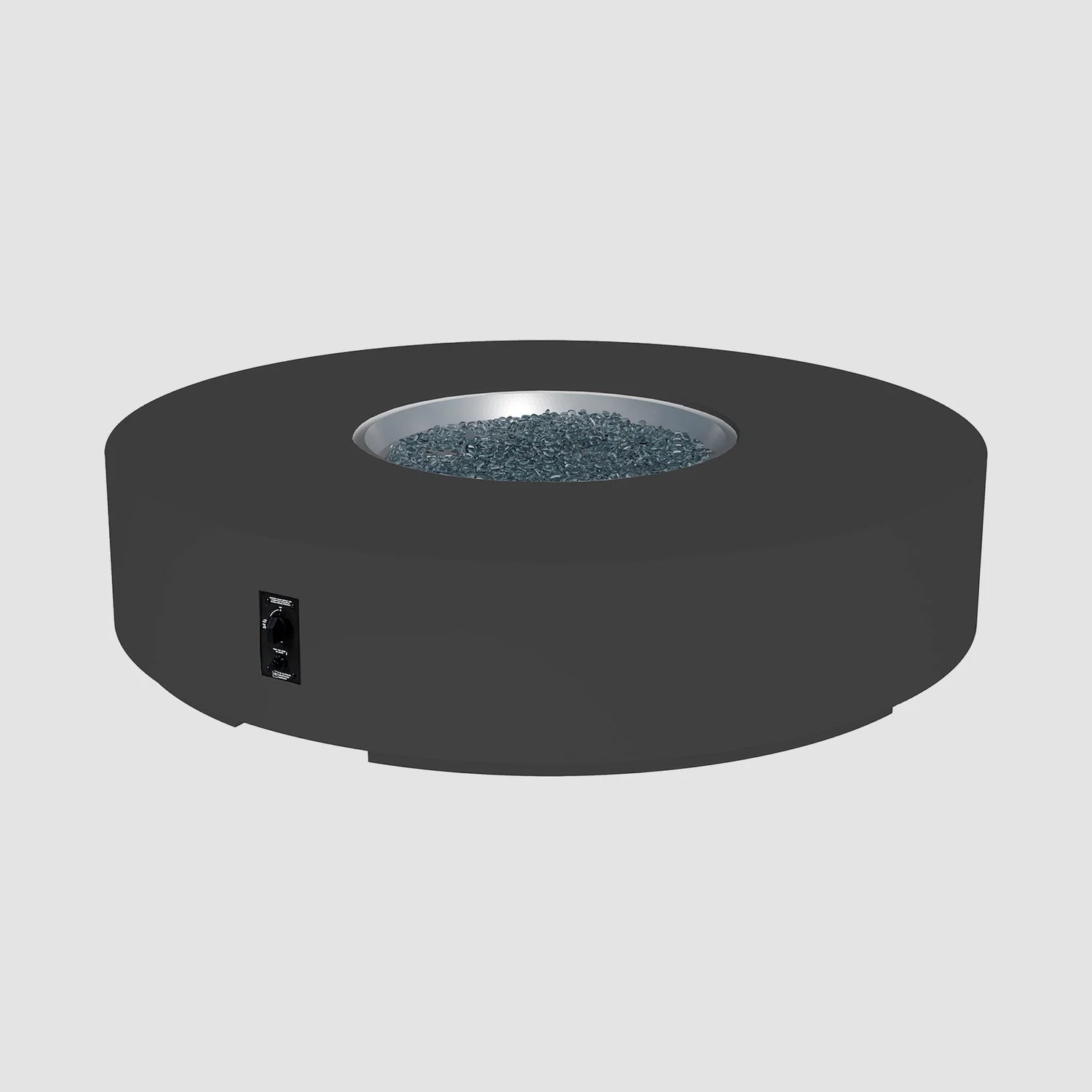 The Outdoor Greatroom Cove 36" Concrete Round Gas Fire Pit Table - CVC-36NG - Image 33