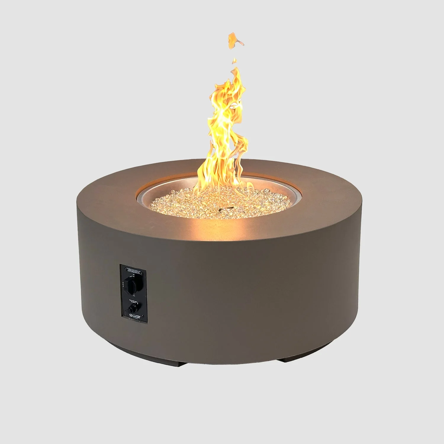 The Outdoor Greatroom Cove 36" Concrete Round Gas Fire Pit Table - CVC-36NG - Image 5