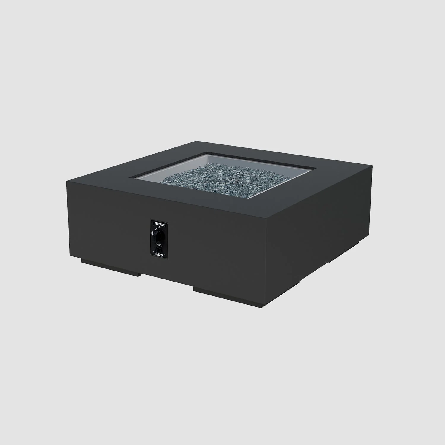 The Outdoor Greatroom Cove 42" Concrete Square Gas Fire Pit Table - CVS-42ES - Image 10