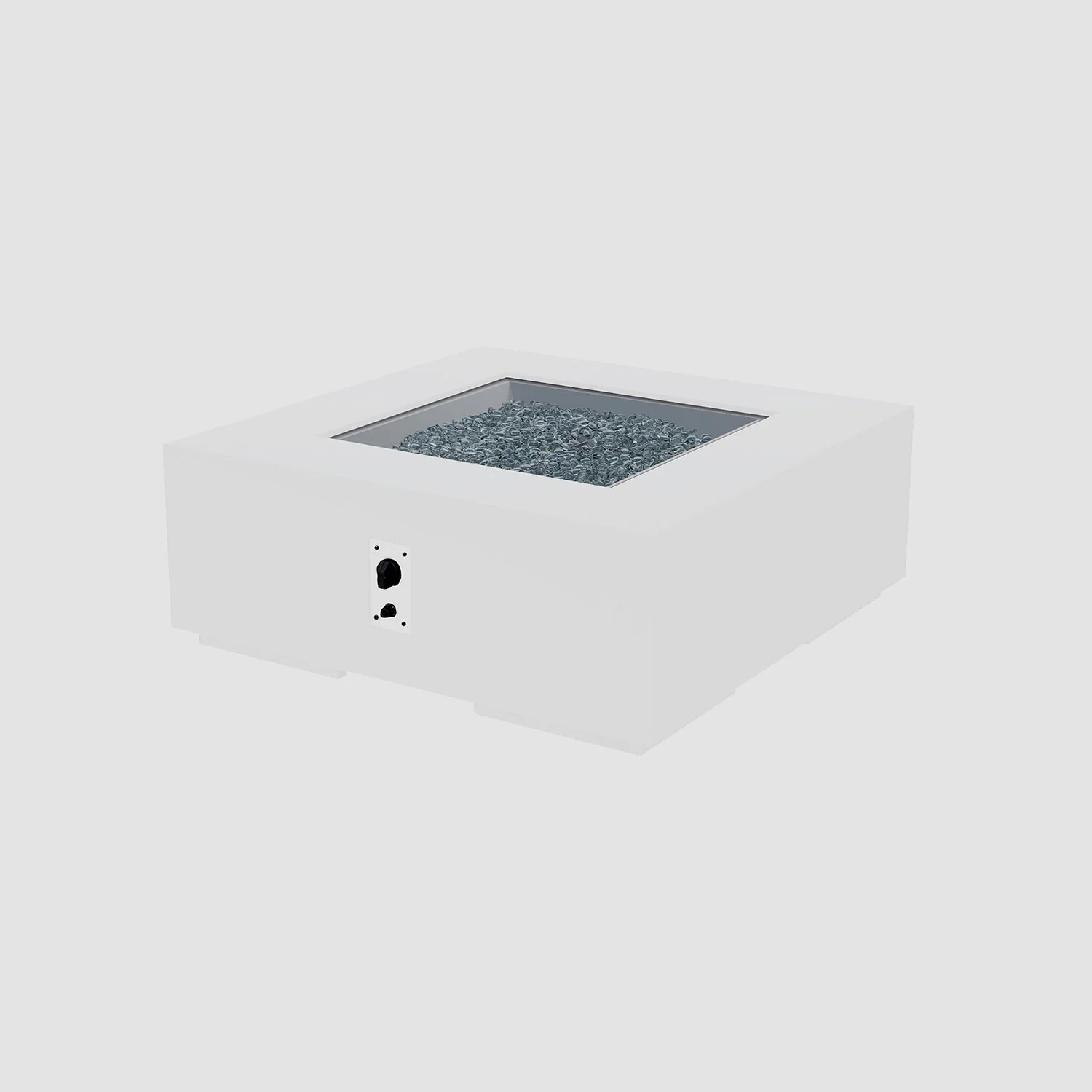 The Outdoor Greatroom Cove 42" Concrete Square Gas Fire Pit Table - CVS-42ES - Image 12