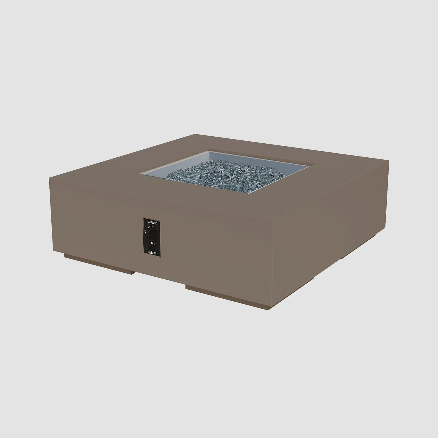 The Outdoor Greatroom Cove 42" Concrete Square Gas Fire Pit Table - CVS-42ES - Image 13