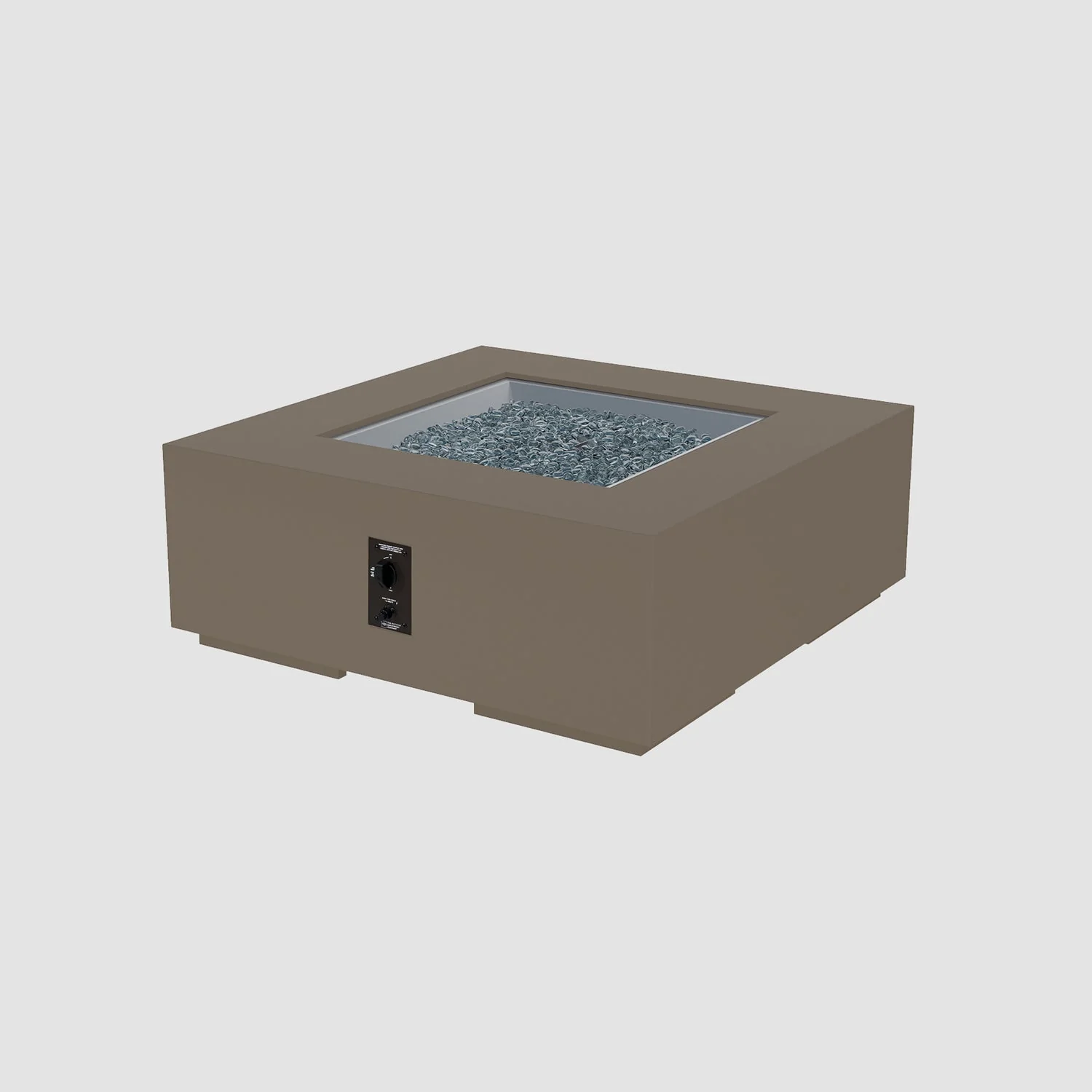 The Outdoor Greatroom Cove 42" Concrete Square Gas Fire Pit Table - CVS-42ES - Image 18