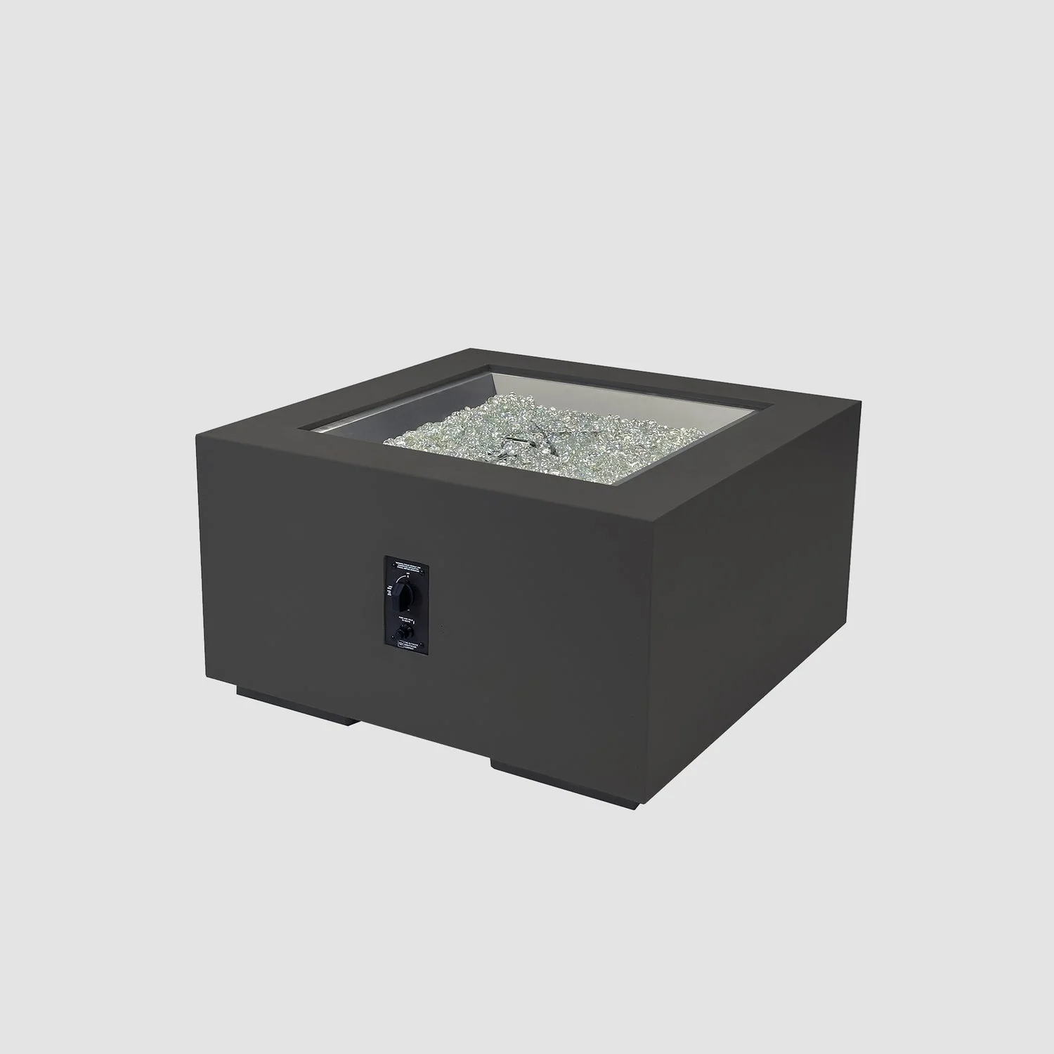 The Outdoor Greatroom Cove 42" Concrete Square Gas Fire Pit Table - CVS-42ES - Image 23