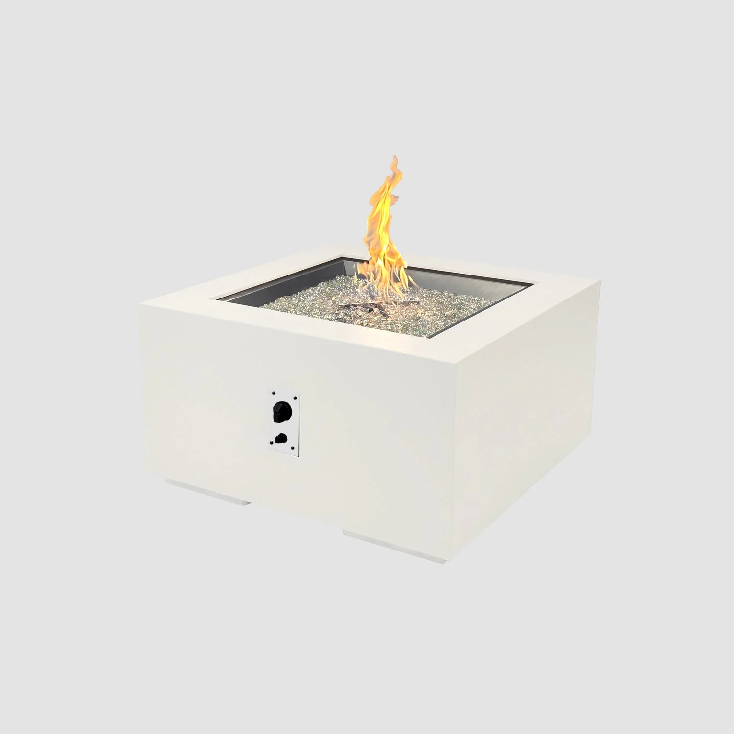 The Outdoor Greatroom Cove 42" Concrete Square Gas Fire Pit Table - CVS-42ES - Image 4