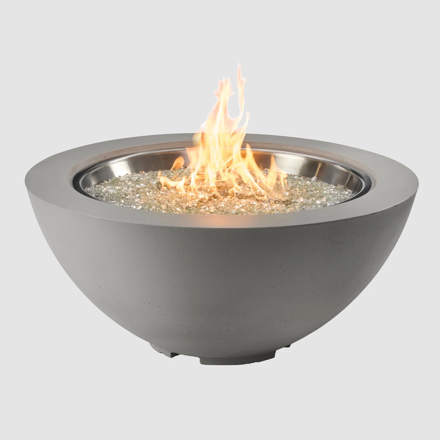 The Outdoor Greatroom Cove 42" Concrete Bowl Gas Fire Pit - CV-30 - Image 6