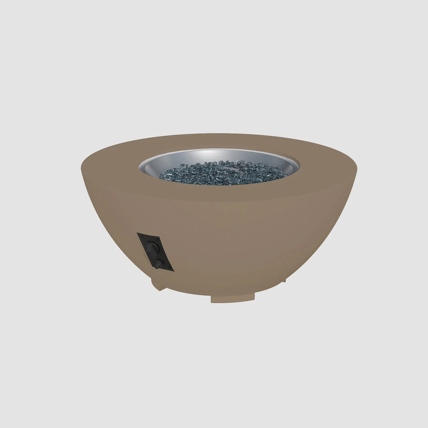 The Outdoor Greatroom Cove 48" Concrete Bowl Gas Fire Pit - CVB-48NG - Image 22