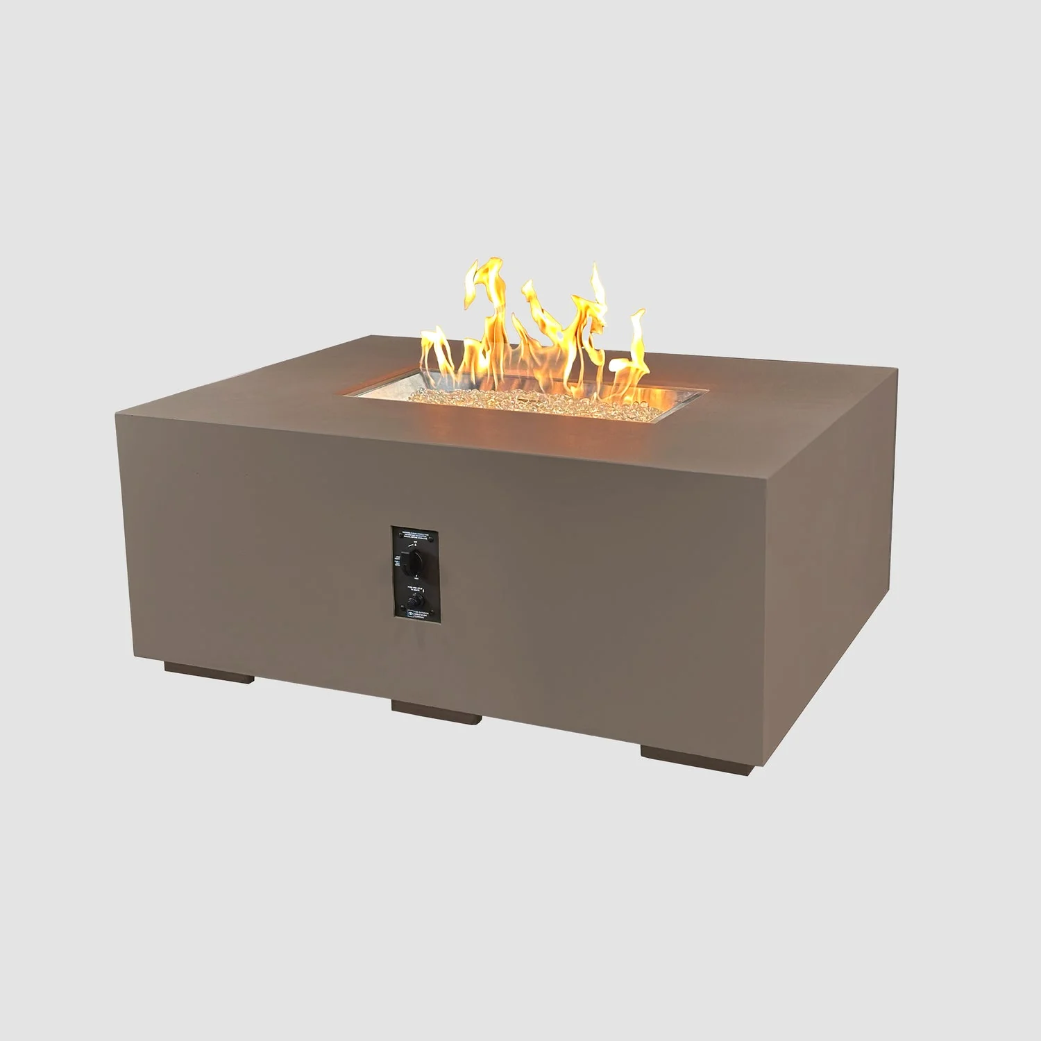 The Outdoor Greatroom Cove 48" Concrete Linear Gas Fire Pit - CVL-48NG