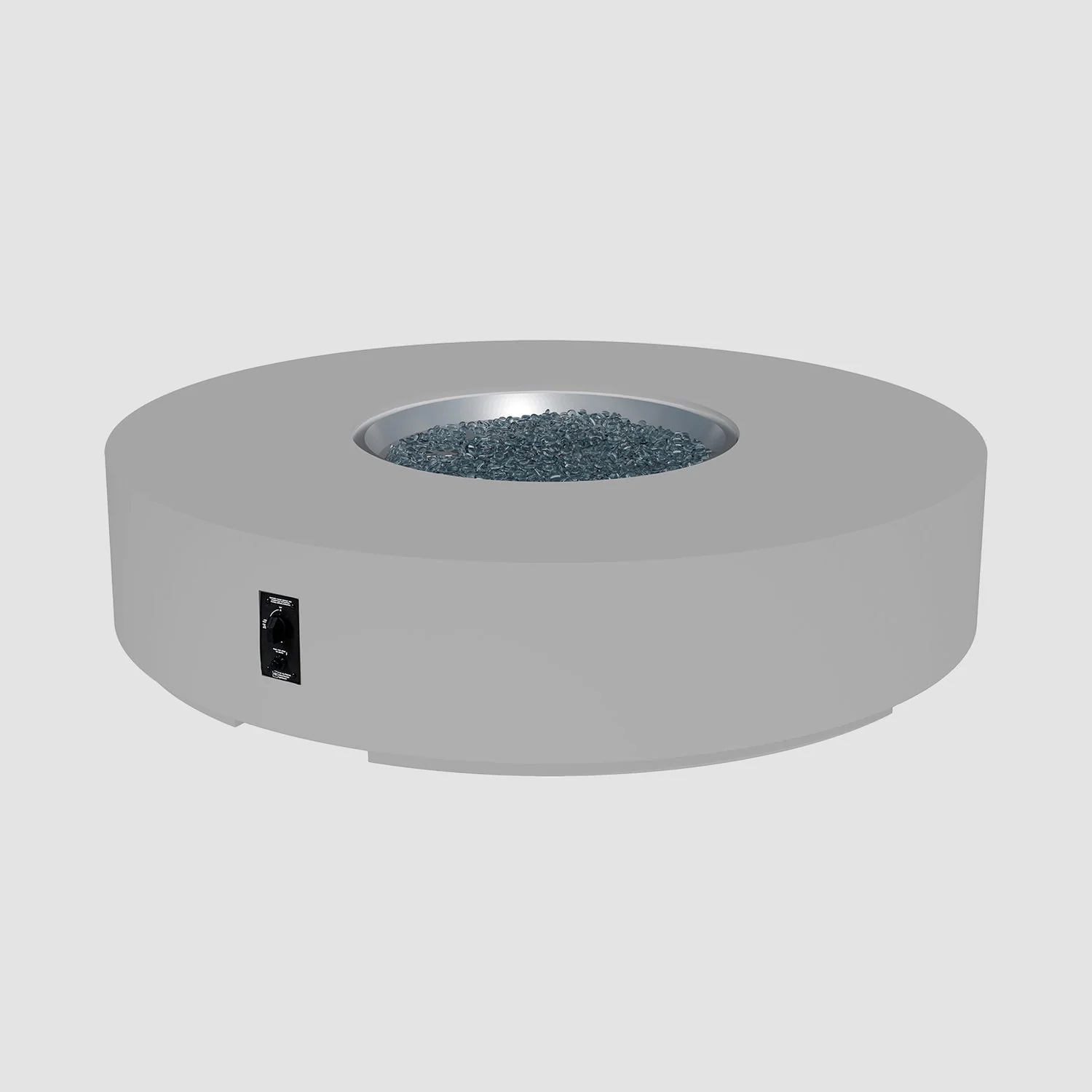 The Outdoor Greatroom Cove 42" Concrete Round Gas Fire Pit Table - CVC-42NG - Image 34