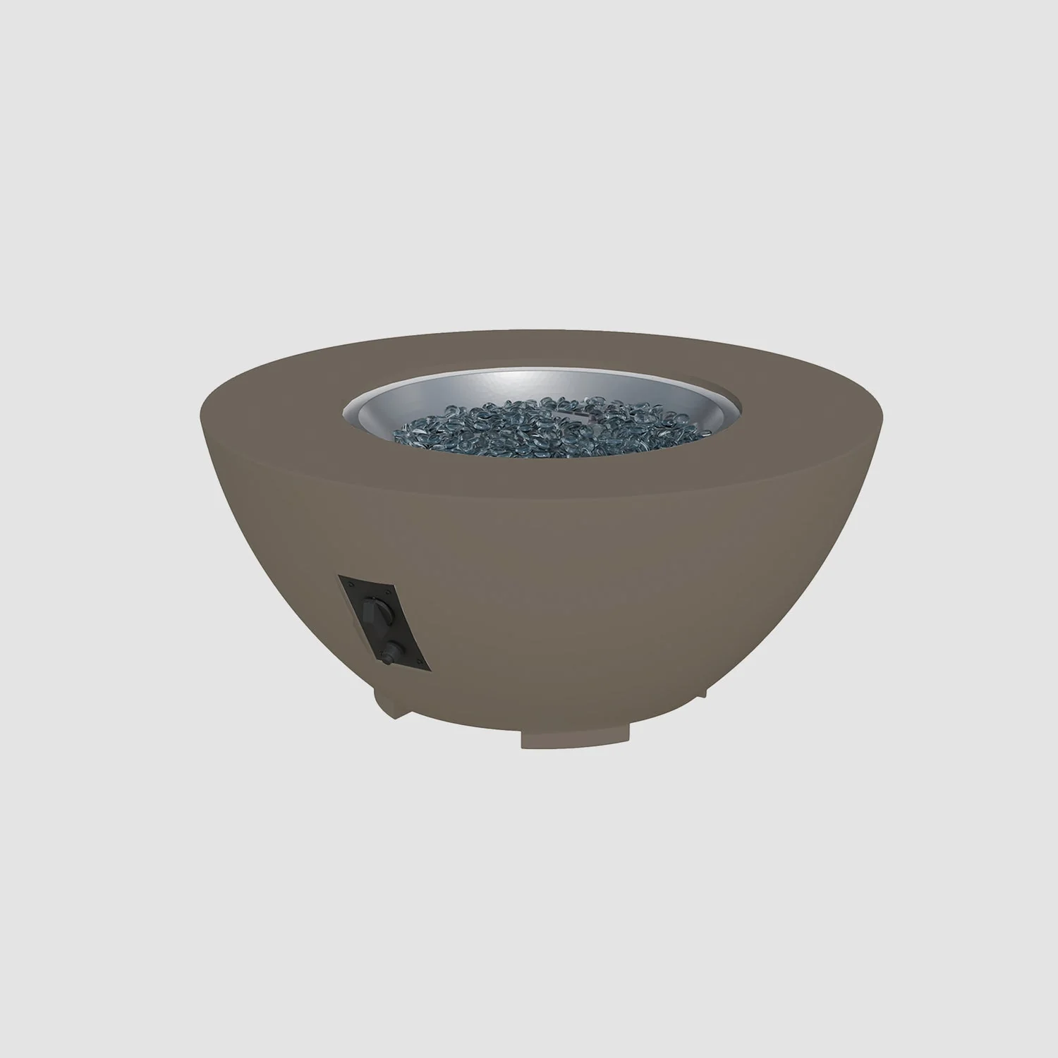 The Outdoor Greatroom Cove 54" Concrete Bowl Gas Fire Pit - CVB-54NG - Image 20