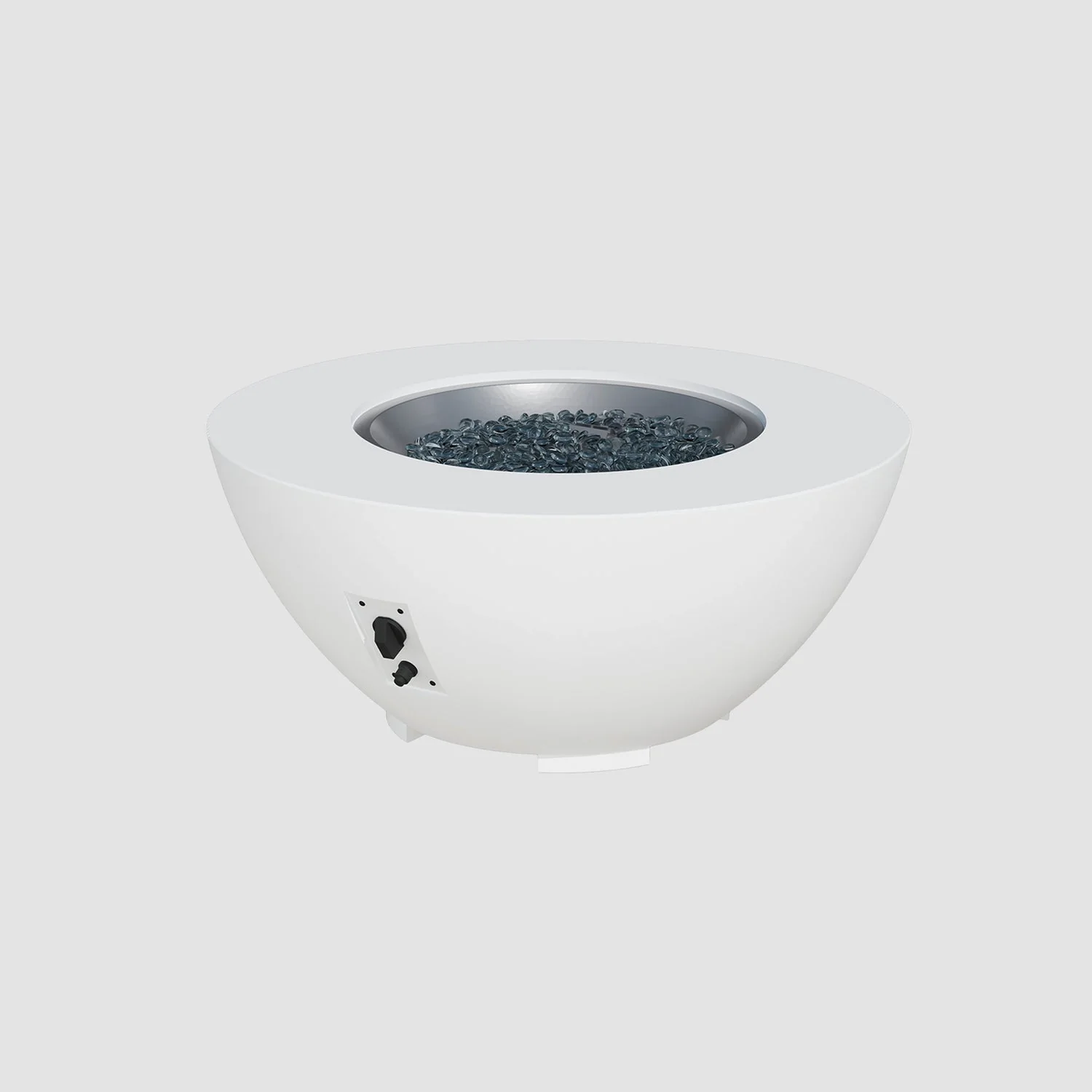 The Outdoor Greatroom Cove 60" Concrete Bowl Gas Fire Pit - CVB-60NG - Image 25