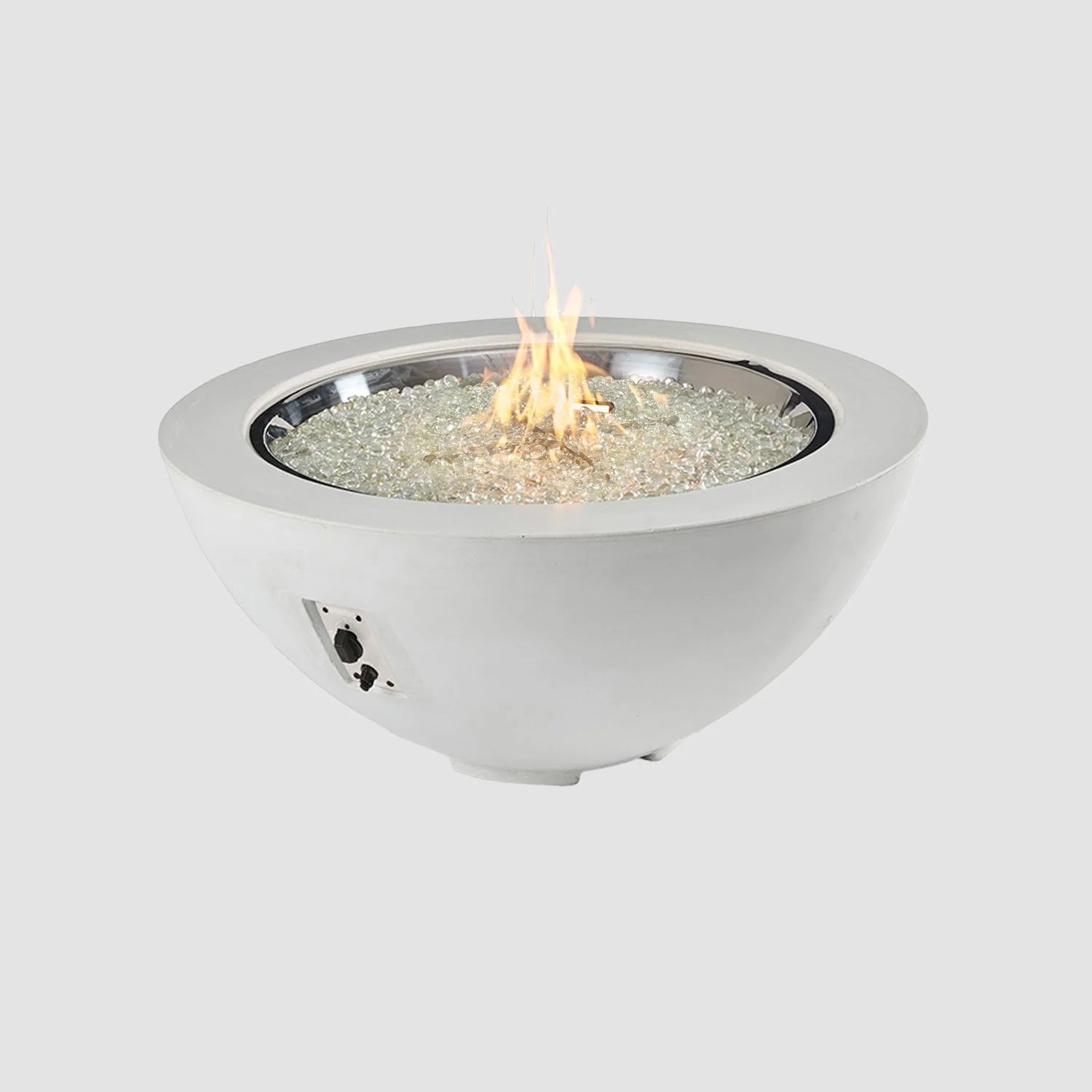 The Outdoor Greatroom Cove 60" Concrete Bowl Gas Fire Pit - CVB-60NG - Image 7