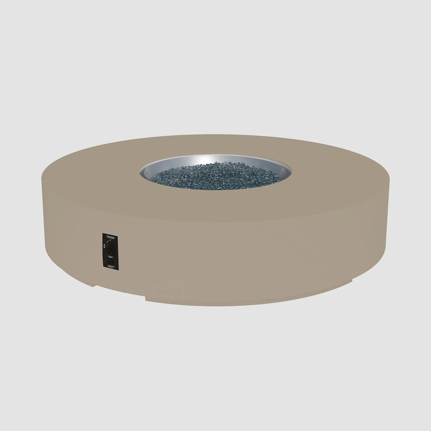 The Outdoor Greatroom Cove 60" Concrete Round Gas Fire Pit Table - CVC-60NG - Image 32
