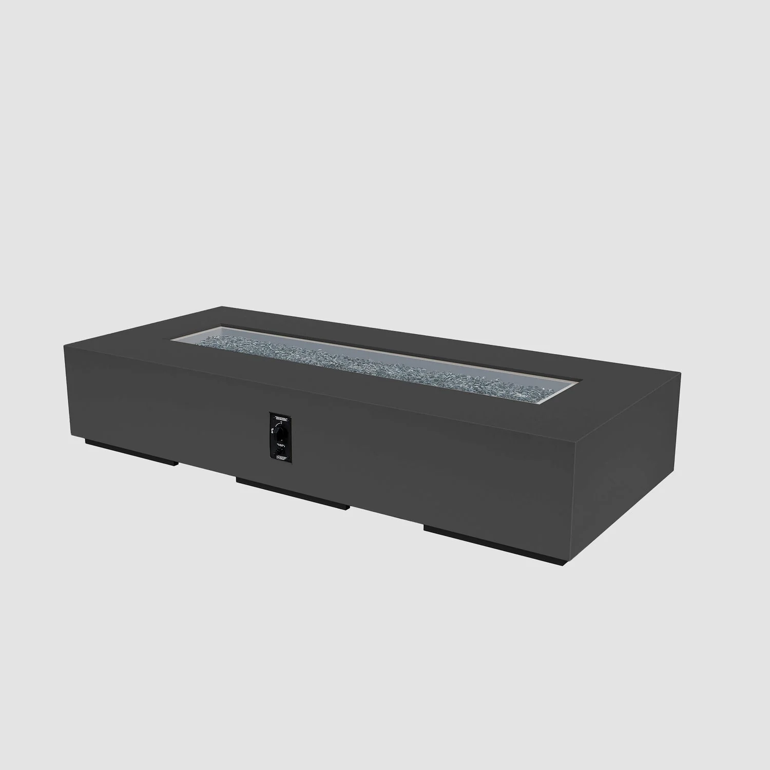 The Outdoor Greatroom Cove 84" Concrete Linear Gas Fire Pit - CVL-84NG - Image 3