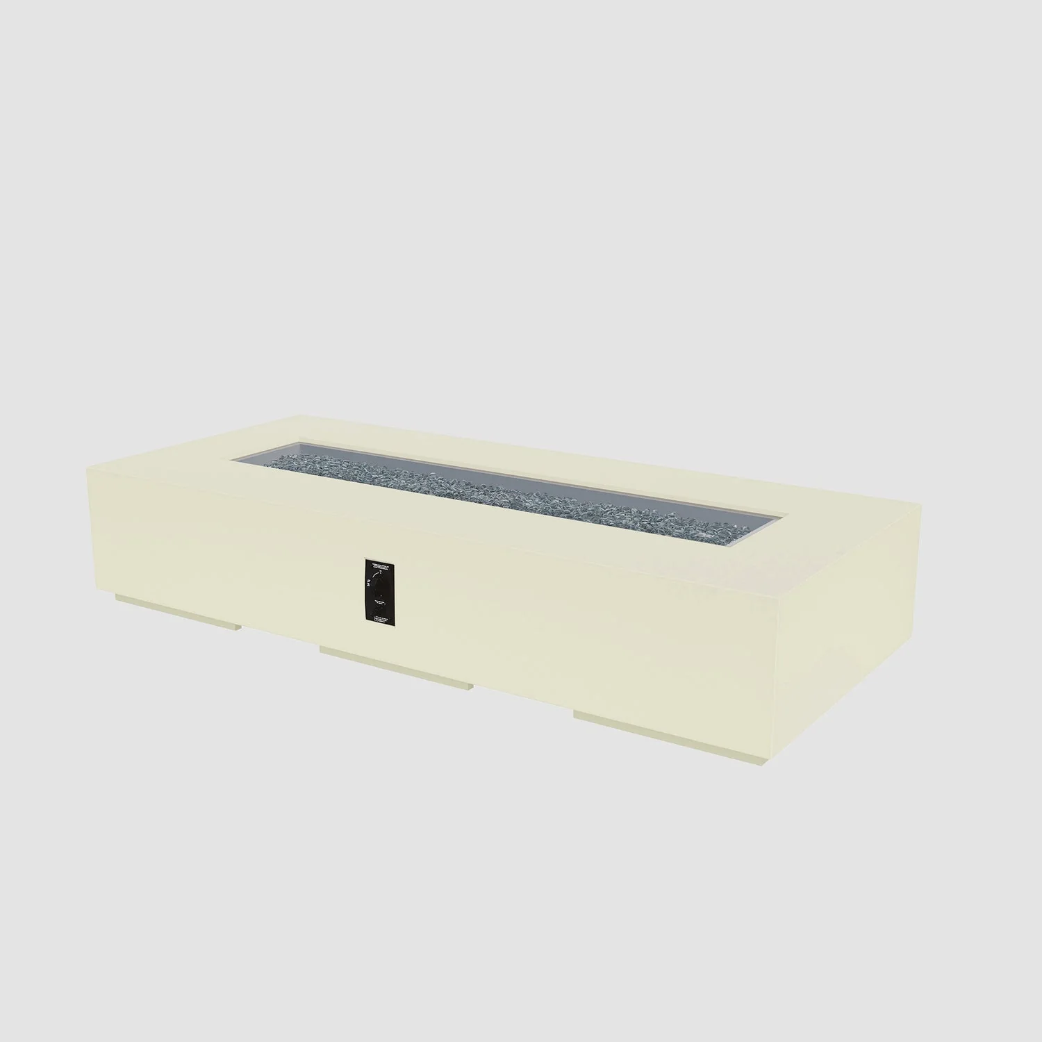 The Outdoor Greatroom Cove 84" Concrete Linear Gas Fire Pit - CVL-84NG - Image 5