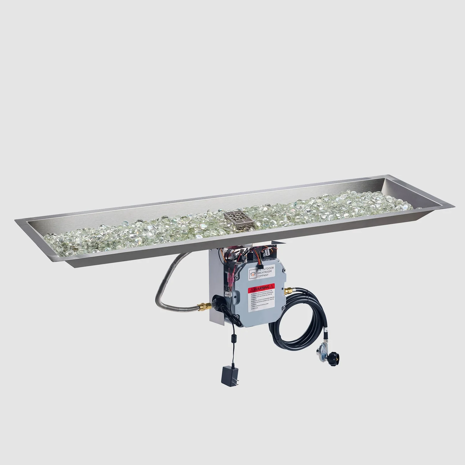 The Outdoor Greatroom Crystal Fire Plus Linear Gas Burner - CFP1224-B - Image 17