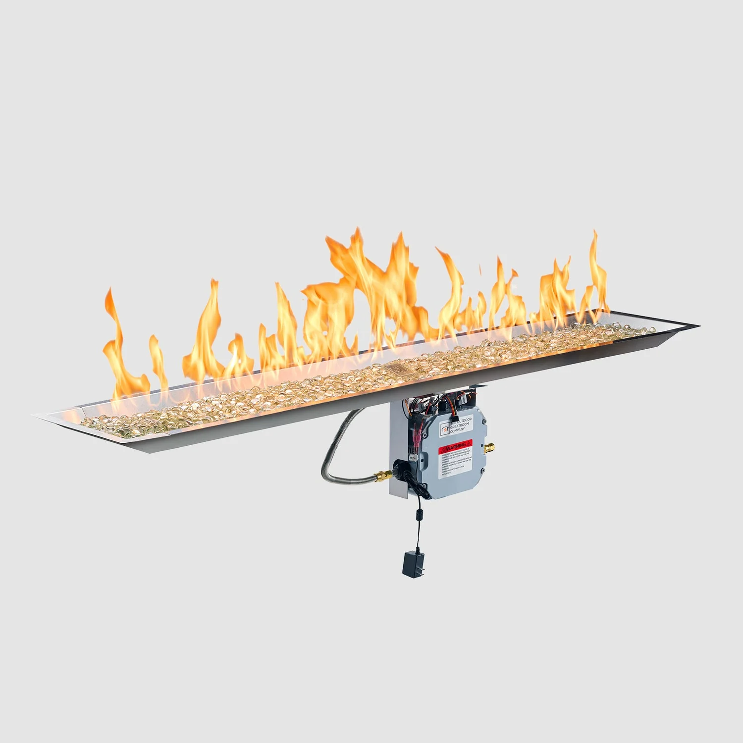 The Outdoor Greatroom Crystal Fire Plus Linear Gas Burner - CFP1224-B - Image 7