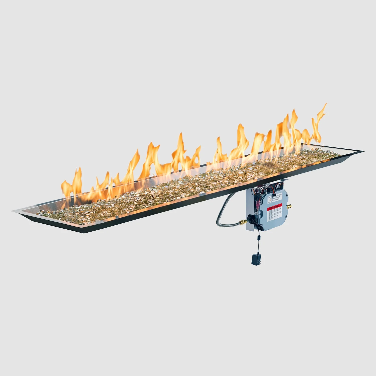 The Outdoor Greatroom Crystal Fire Plus Linear Gas Burner - CFP1224-B - Image 9