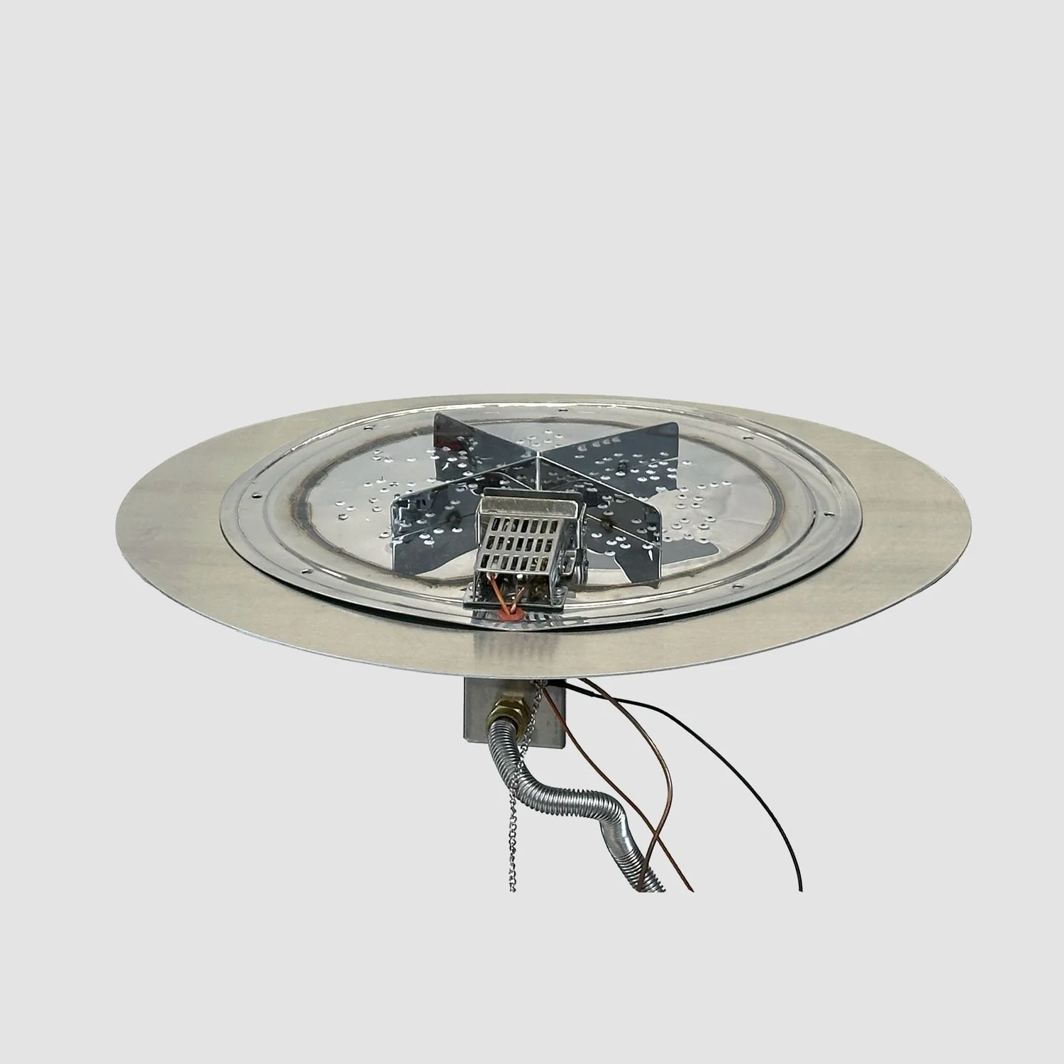 The Outdoor Greatroom Crystal Fire Plus Round Gas Burner Insert and Plate Kit - BP20RD-A - Image 5
