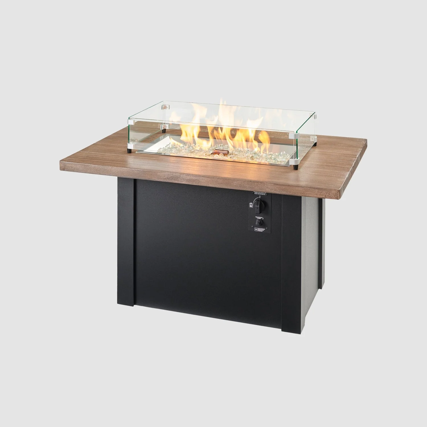 The Outdoor Greatroom Havenwood 44" Rectangular Gas Fire Pit Table - HWADG-1224-K - Image 18