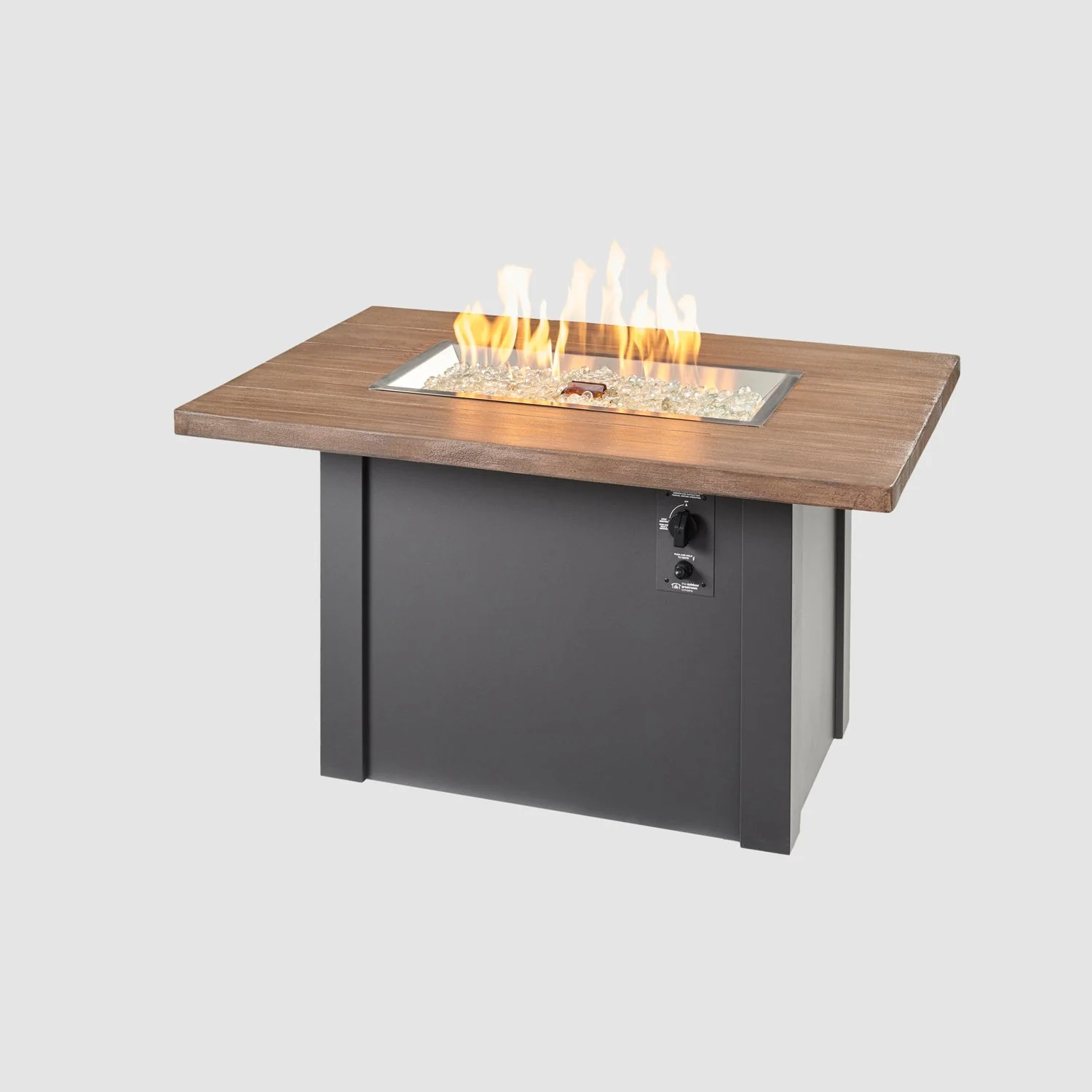 The Outdoor Greatroom Havenwood 44" Rectangular Gas Fire Pit Table - HWADG-1224-K - Image 20