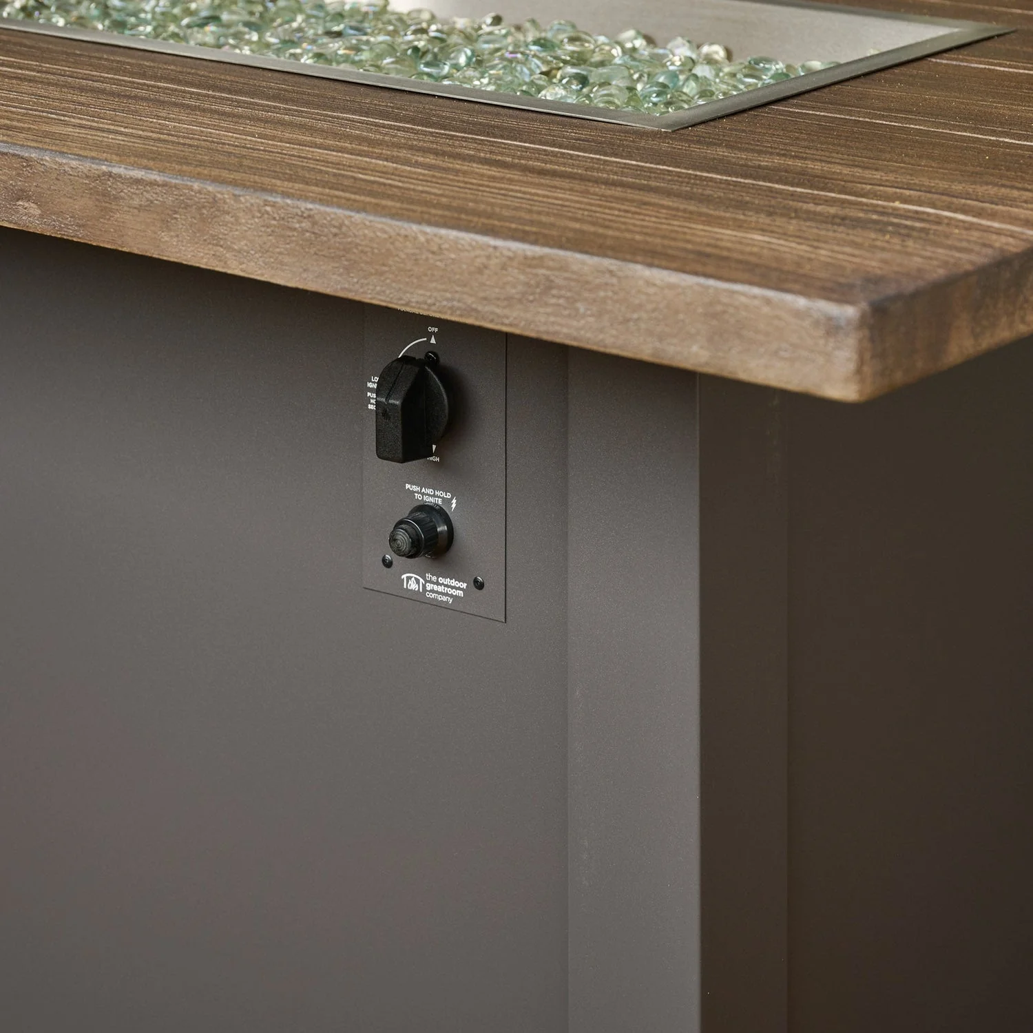 The Outdoor Greatroom Havenwood 62" Rectangular Gas Fire Pit Table - HWADG-1224-K - Image 10