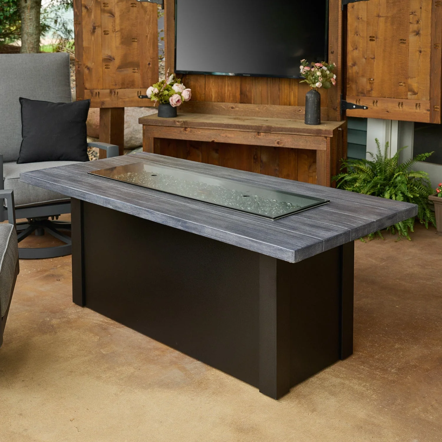 The Outdoor Greatroom Havenwood 62" Rectangular Gas Fire Pit Table - HWADG-1224-K - Image 24