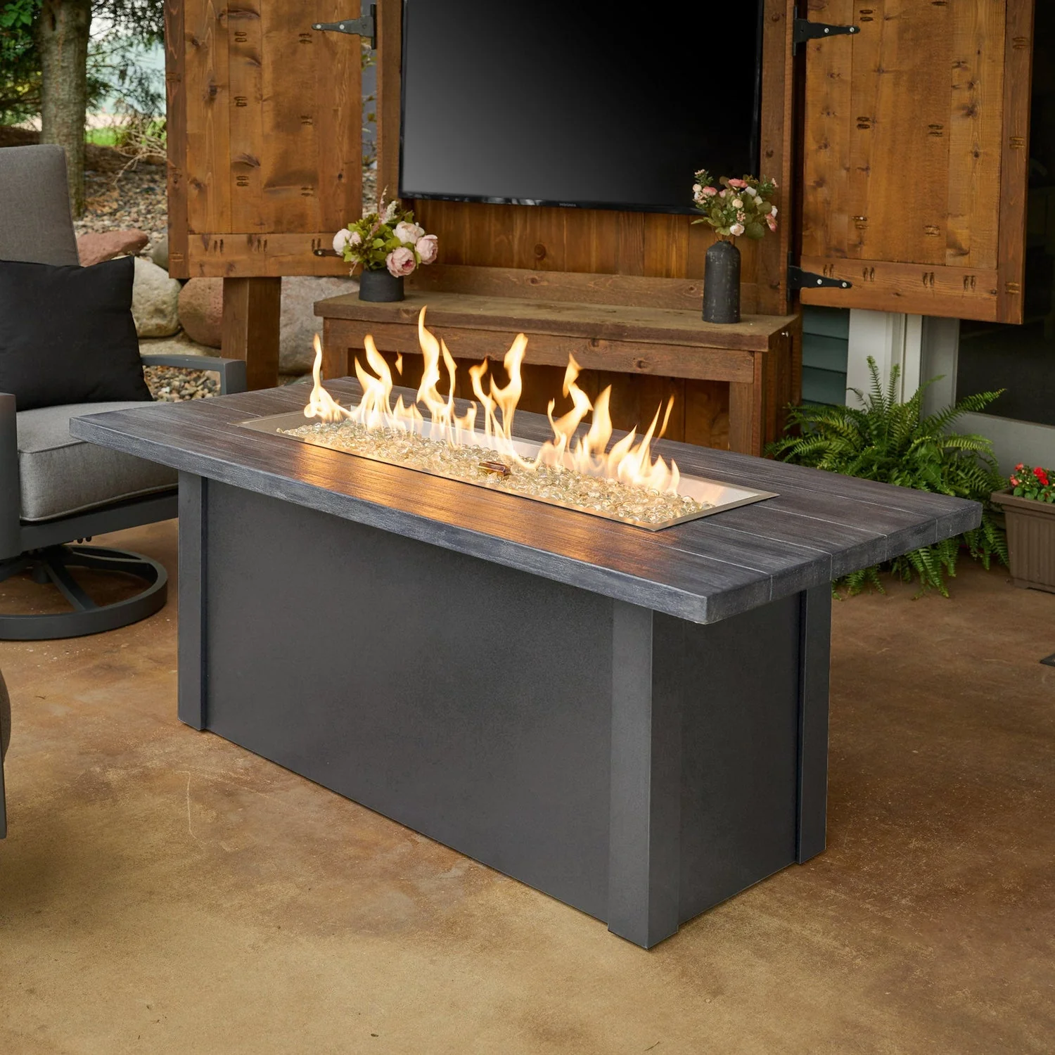 The Outdoor Greatroom Havenwood 62" Rectangular Gas Fire Pit Table - HWADG-1224-K - Image 34