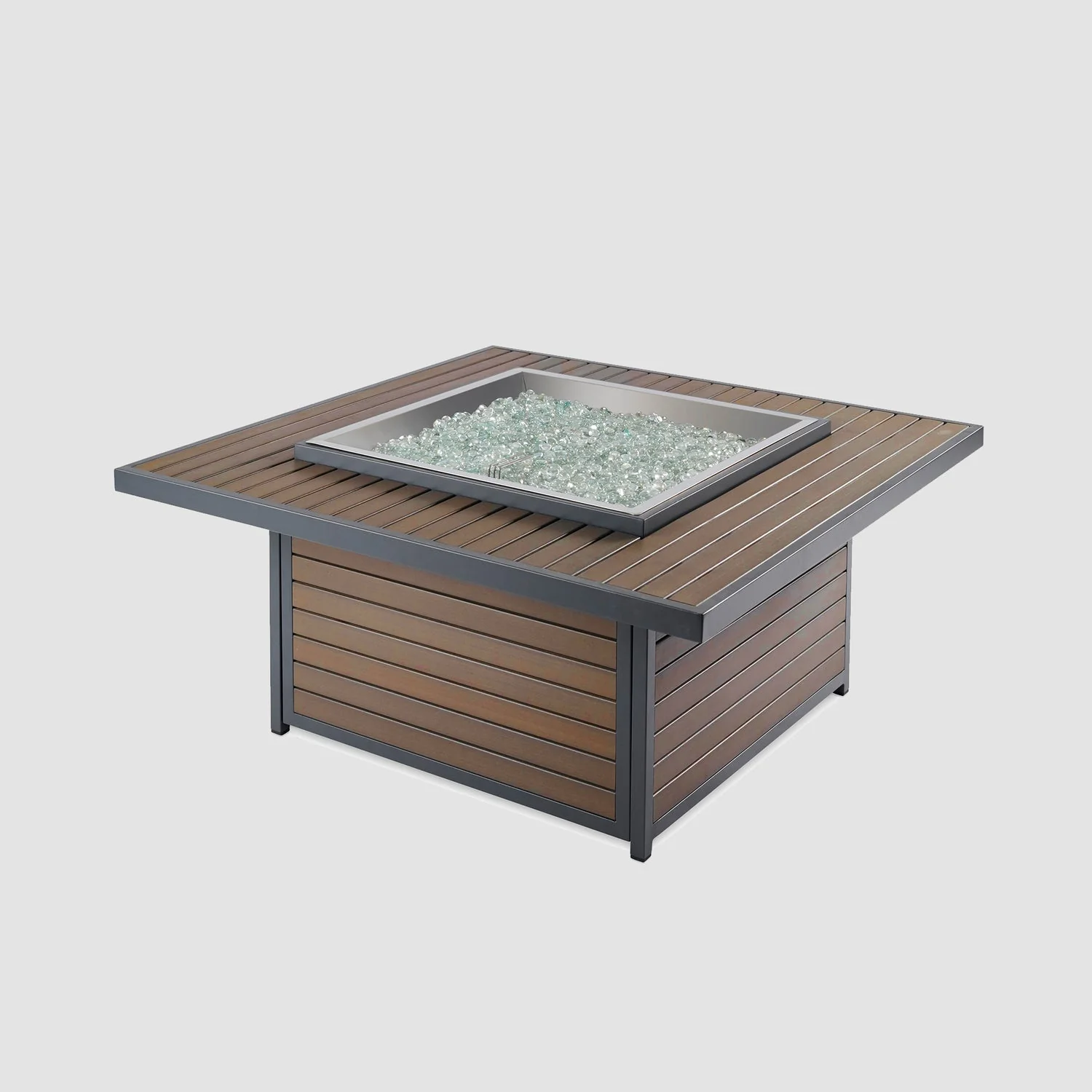 The Outdoor Greatroom Kenwood and Brooks Square Chat Height Gas Fire Pit Table - KW-2424-19-K - Image 7