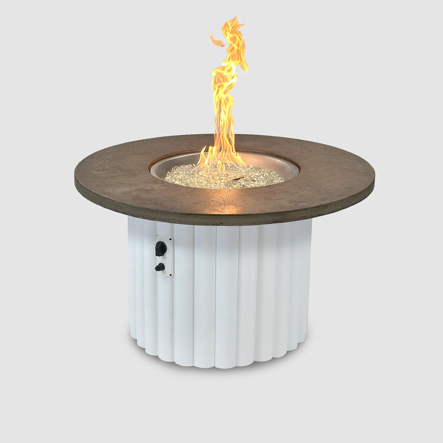 The Outdoor Greatroom Reverie 42" Round Gas Fire Pit Table - REVRBL-42-K - Image 4
