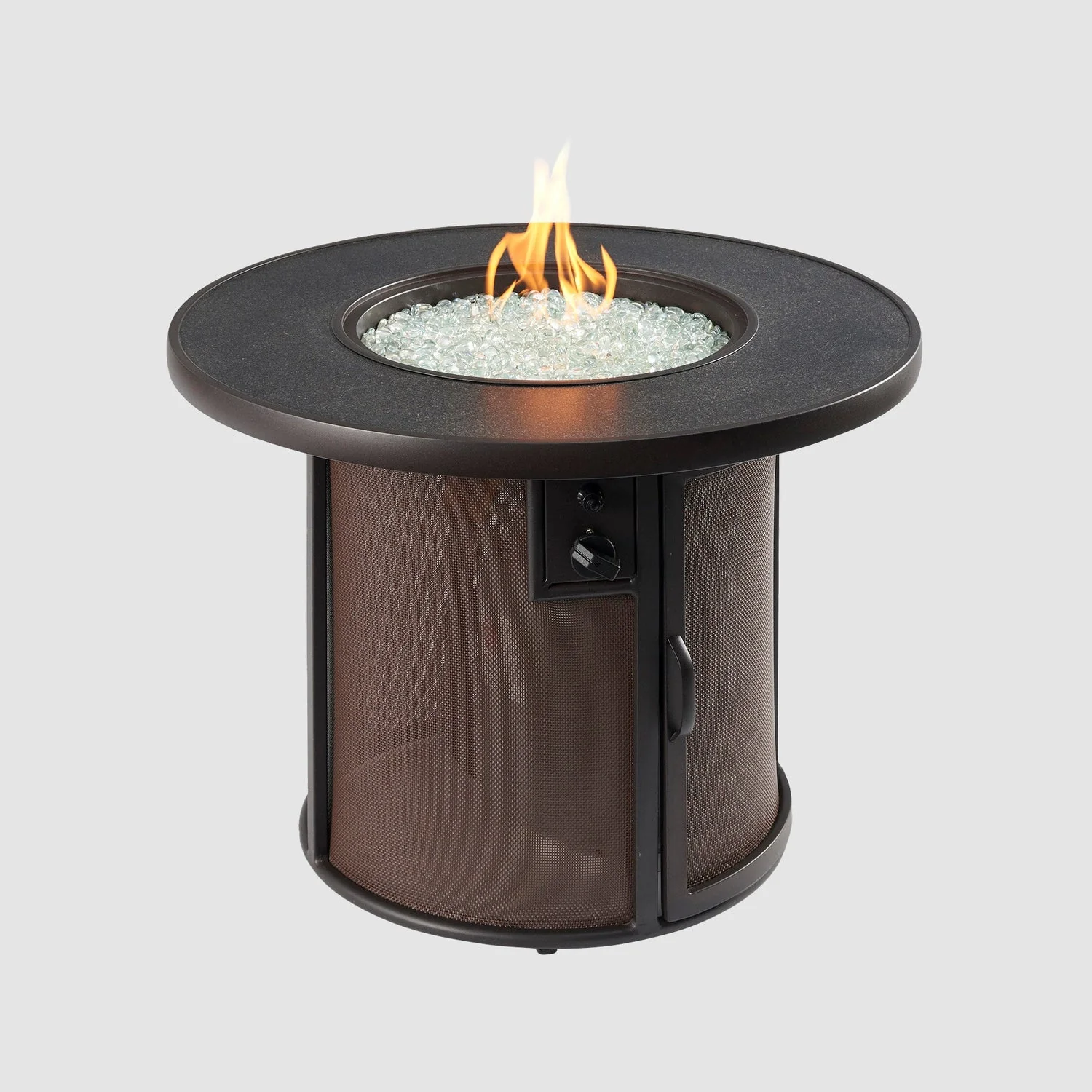 The Outdoor Greatroom Stonefire 31" Round Gas Fire Pit Table - SF-32-K - Image 12