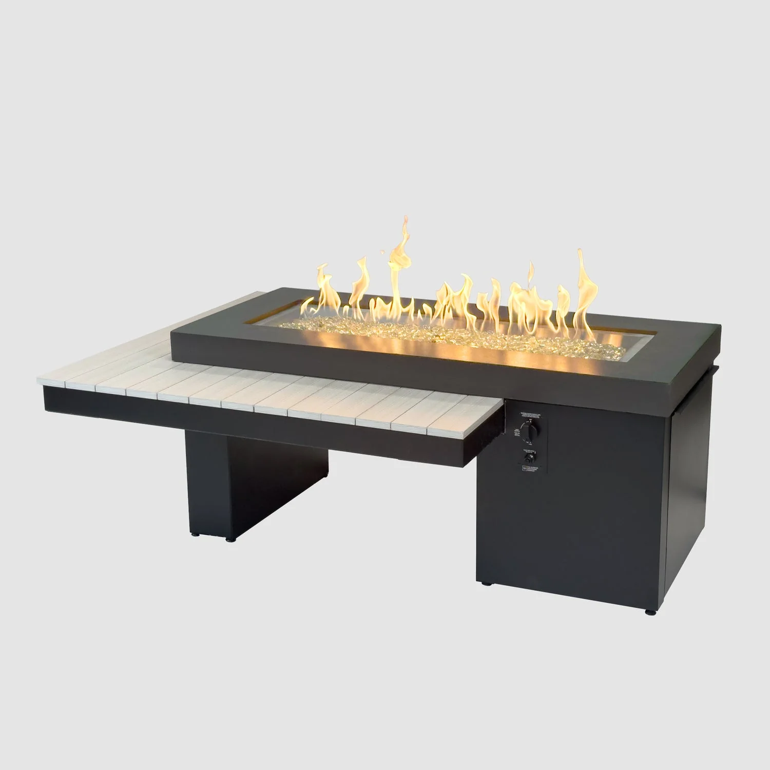 The Outdoor Greatroom Uptown Linear Gas Fire Table - UPT-1242-CGR - Image 10