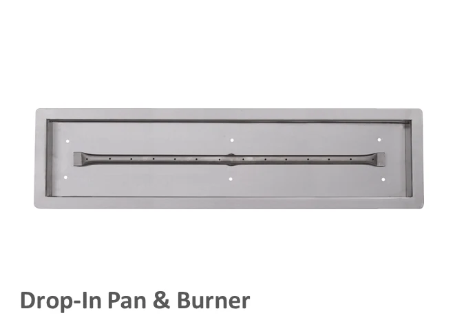 The Outdoor Plus 108" x 36" x 24" Ready-to-Finish Catalina Gas Fire Pit Kit - Image 4