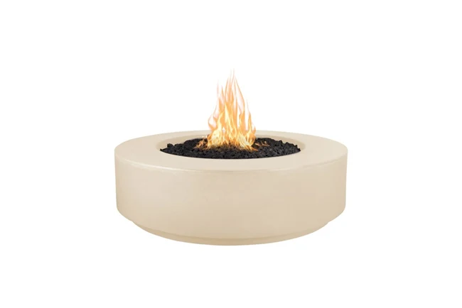 The Outdoor Plus 42" Florence Concrete Fire Pit / 12" Tall+ Free Cover - Image 5