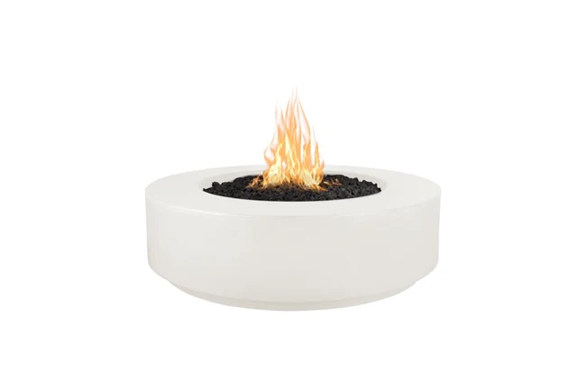 The Outdoor Plus 42" Florence Concrete Fire Pit / 12" Tall+ Free Cover - Image 6