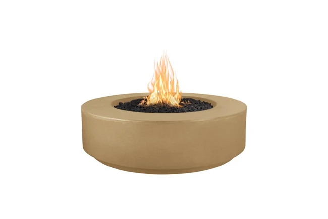 The Outdoor Plus 42" Florence Concrete Fire Pit / 12" Tall+ Free Cover - Image 9