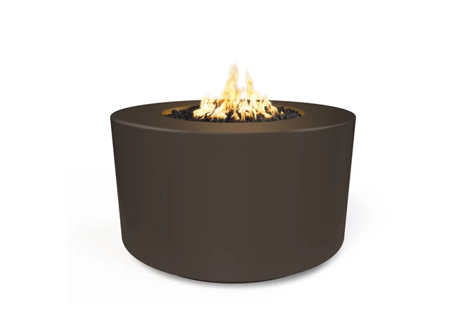 The Outdoor Plus 46" Florence Concrete Fire Pit / 20" Tall + Free Cover - Image 11