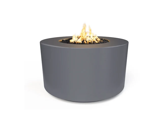 The Outdoor Plus 46" Florence Concrete Fire Pit / 20" Tall + Free Cover - Image 5