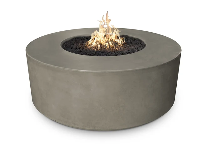 The Outdoor Plus 54" Florence Concrete Fire Pit + Free Cover - Image 11