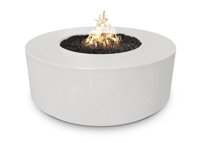 The Outdoor Plus 54" Florence Concrete Fire Pit + Free Cover - Image 6