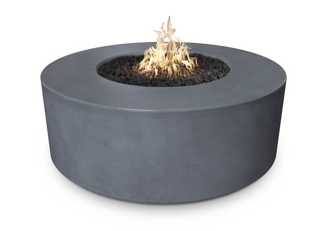 The Outdoor Plus 54" Florence Concrete Fire Pit + Free Cover - Image 7