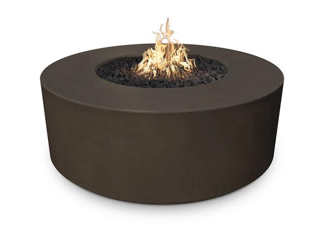 The Outdoor Plus 54" Florence Concrete Fire Pit + Free Cover - Image 8