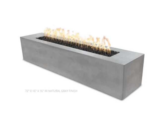 The Outdoor Plus 72" Carmen Concrete Fire Pit + Free Cover - Image 2