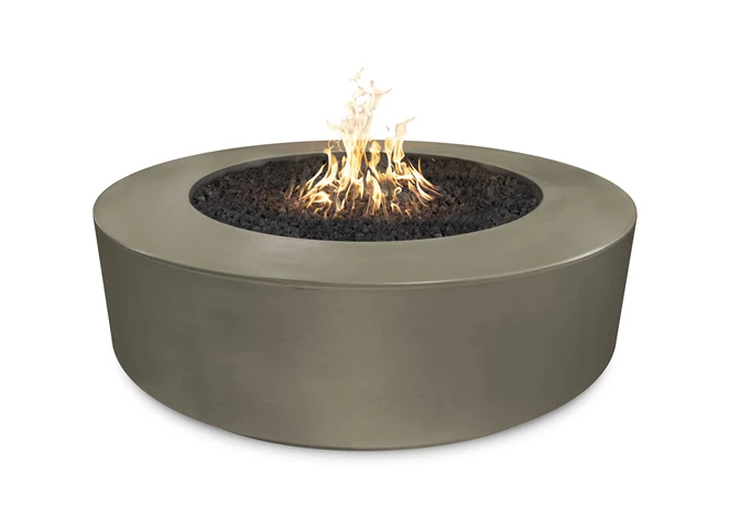 The Outdoor Plus 72" Florence Concrete Fire Pit + Free Cover - Image 10