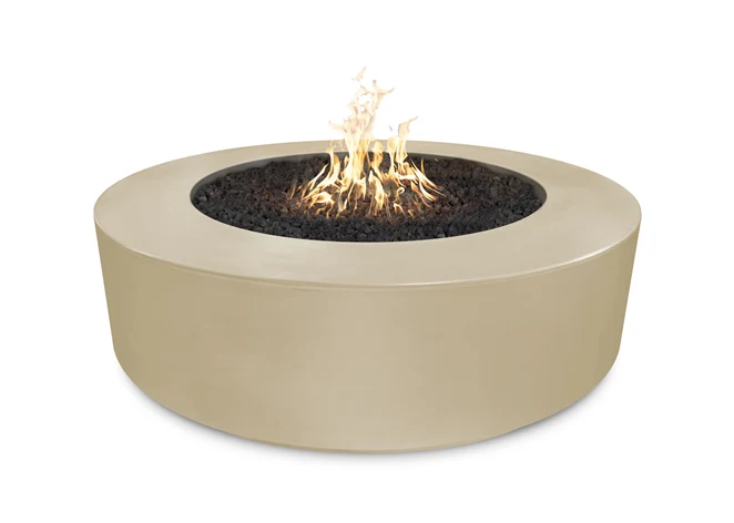 The Outdoor Plus 72" Florence Concrete Fire Pit + Free Cover - Image 5